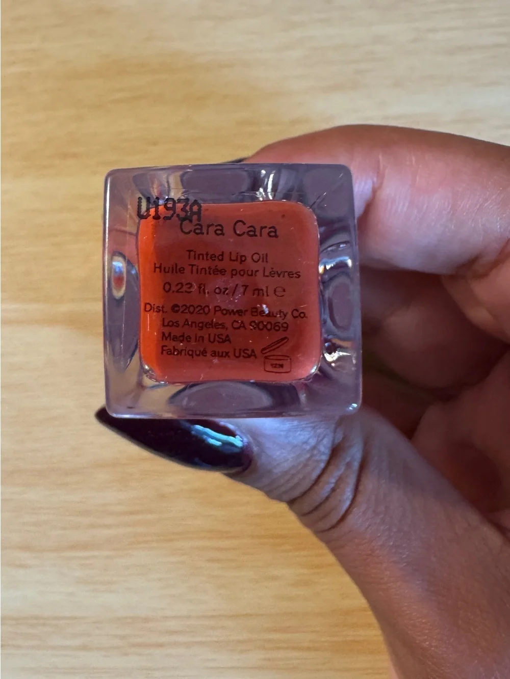 Merit Shade Slick Tinted Lip Oil in Cara Cara